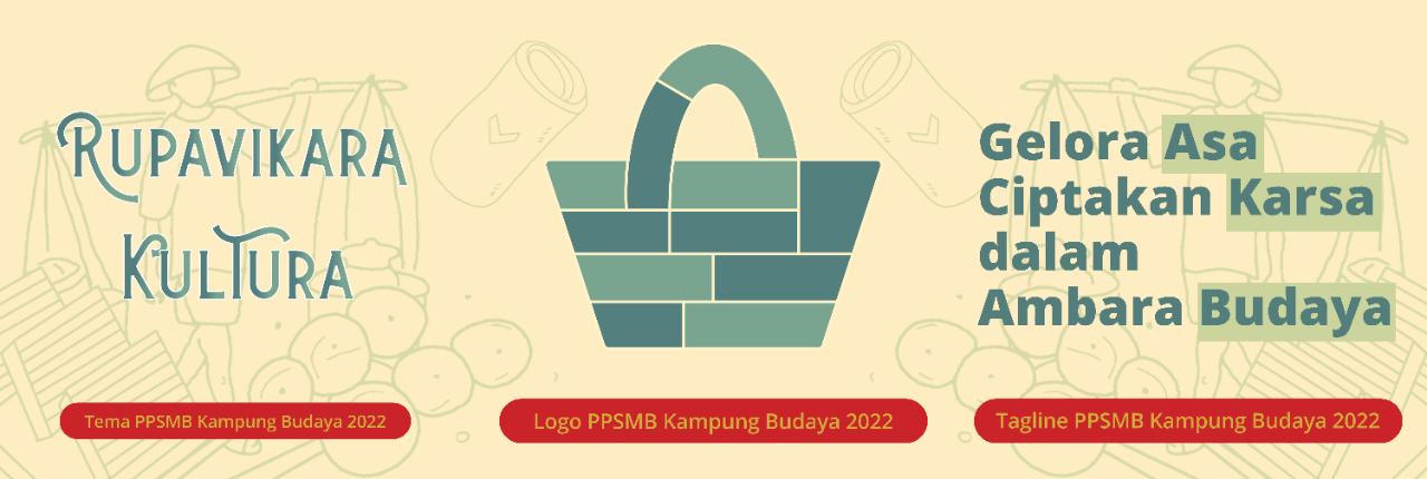logo dan tagline untuk ppsmb kampung budaya 2022
