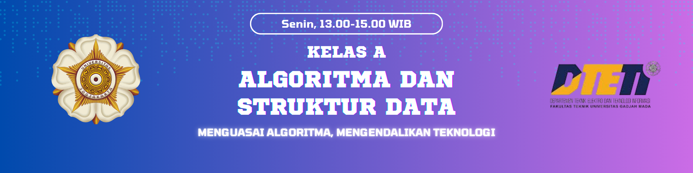 Mempelajari dasar-dasar penyusunan algoritma dan penggunaan struktur data untuk menyelesaikan masalah komputasi secara efekti