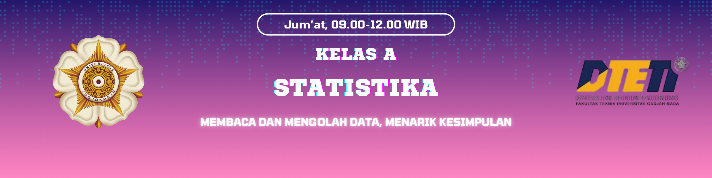 Mata kuliah Statistika membekali mahasiswa dengan konsep dan keterampilan dasar analisis data.
